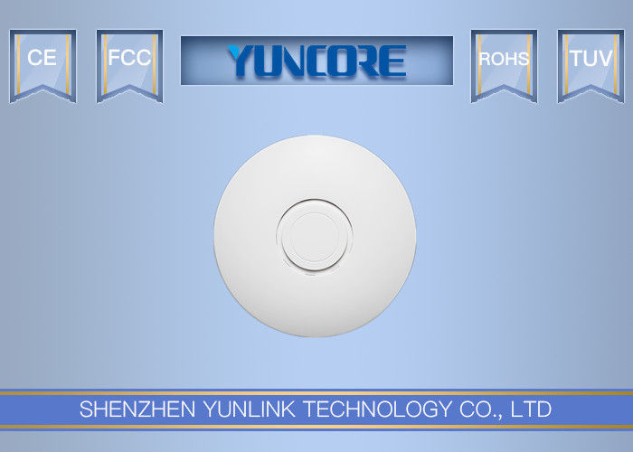 Round 48V 802.3at PoE 802.11 AC Access Point For Hotel / Home With 5dBi Antenna